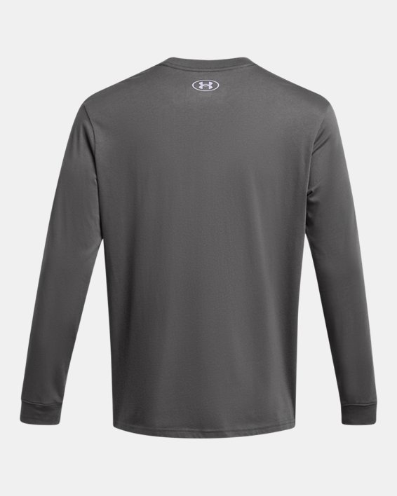 Men's UA Outdoor Rock Formation Long Sleeve in Gray image number 3